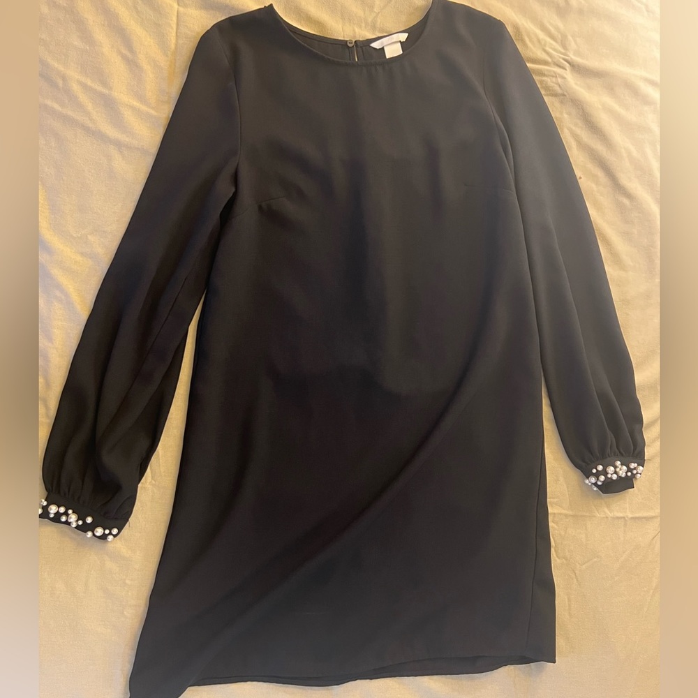 Black mini dress